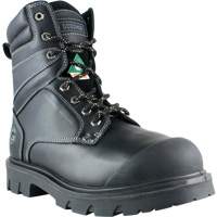 Boomerang Work Boots, Leather, Steel Toe, Size 7, Impermeable Nassau Supply