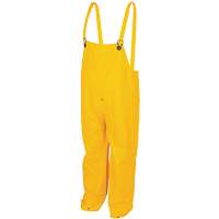 Classic Series Bib Rain Pants, Large, Polyester/PVC, Yellow SGS989 | Nassau Supply