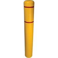 Bollard Cover, 4" Dia. x 54" L, Yellow Nassau Supply