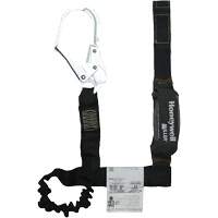 Miller&reg; Arc-Rated Shock-Absorbing Lanyard, 6', Scaffold Hook Center, Choke-Off Loop Leg Ends, Kevlar&reg; Nassau Supply