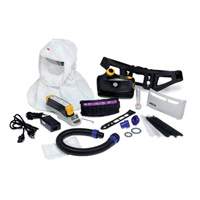 Versaflo Powered Air Purifying Respirator Easy Clean Kit, Loose Fitting Hood & Faceshield, Lithium-Ion Battery Nassau Supply