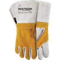 Wopper Welder's Gloves, Split Cowhide, Size 10 Nassau Supply