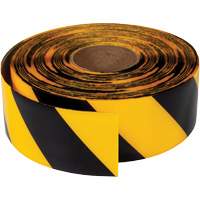 Ruban de marquage tr&egrave;s r&eacute;sistant pour plancher ArmorStripe, 3" x 100', PVC, Noir et jaune Nassau Supply