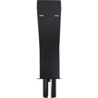 Porte-distributeur pour poteaux de barri&egrave;re pour le contr&ocirc;le des foules, Noir Nassau Supply