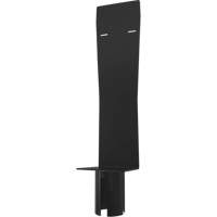 Porte-distributeur pour poteaux de barri&egrave;re pour le contr&ocirc;le des foules, Noir Nassau Supply