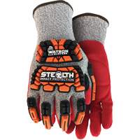 360TPR Stealth Destroyer Cut-Resistant Gloves, Size Small, 13 Gauge, Nitrile Coated, Nylon/Stainless Steel/HPPE Shell, ASTM ANSI Level A7/EN 388 Level F Nassau Supply
