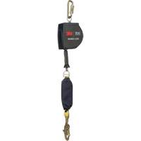 Cordage de s&eacute;curit&eacute; autor&eacute;tractable allong&eacute; Nano-Lok, 15', Acier galvanis&eacute;, Pivotant Nassau Supply