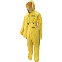 Deny 3-Piece FR Rainwear Suit, 5X-Large, Yellow Nassau Supply