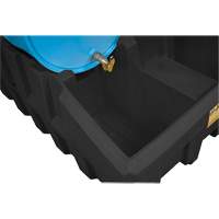 EcoPolyBlend Drum Management Base, 59" L x 49" W x 26" H, 66 US gal. Capacity Nassau Supply
