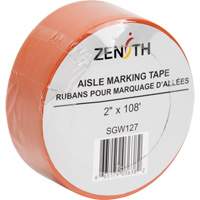 Aisle Marking Tape, 2" x 108', PVC, Orange SGW127 | Nassau Supply