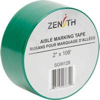Aisle Marking Tape, 2" x 108', PVC, Green SGW128 | Nassau Supply