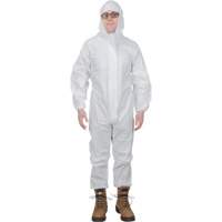 Premium Hooded Coveralls, 3X-Large, White, Microporous SGW462 | Nassau Supply