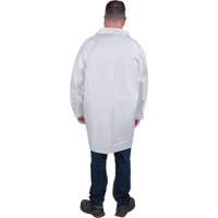 Protective Lab Coat, Microporous, White, X-Large SGW620 | Nassau Supply