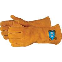 Gants de soudure de luxe r&eacute;sistants aux coupures Endura, Cuir de vache refendu, Taille Petit Nassau Supply