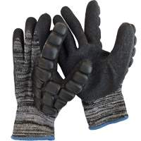 Anti-Impact Coated Hammer Gloves, 8/Medium, Synthetic Palm, Elastic Cuff Nassau Supply
