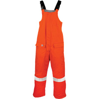 Westex UltraSoft&reg; AllOut Quilt Lined Winter Bib Overall, Small, High Visibility Orange Nassau Supply
