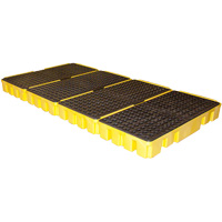 Low Profile Spill Pallet, 102 US gal. Spill Capacity, 96" x 49" x 6.5" Nassau Supply