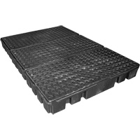 Black Diamond Low Profile Spill Pallet, 76.5 US gal. Spill Capacity, 72" x 49" x 6.5" Nassau Supply