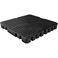 Black Diamond Low Profile Spill Pallet, 51 US gal. Spill Capacity, 49" x 48" x 6.5" Nassau Supply