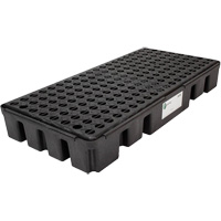 Black Diamond Low Profile Spill Pallet, 25.5 US gal. Spill Capacity, 49" x 24" x 6.5" Nassau Supply