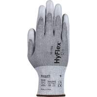 Gants r&eacute;sistants aux coupures 11-755  Hyflex, Taille 6, Calibre 18, Rev&ecirc;tement Polyur&eacute;thane, Enveloppe en Polyester/PEHP/Tungst&egrave;ne/Spandex, ASTM ANSI niveau A5/EN 388 niveau E Nassau Supply