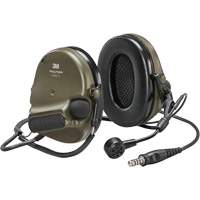Casque VI NIB avec fils de sortie unique Peltor ComTac, Style Cordon cervical, 22 dB Nassau Supply