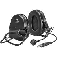 Casque VI NIB avec fils de sortie unique Peltor ComTac, Style Cordon cervical, 22 dB Nassau Supply