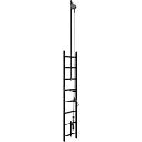 Support de rallonge de remont&eacute;e pour syst&egrave;me de cordage de s&eacute;curit&eacute; vertical Lad-Saf, Acier galvanis&eacute; Nassau Supply