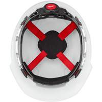 Front Brim Hardhat, Meets CSA Type 1, Ratchet Suspension, Vented Nassau Supply