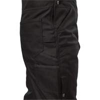 Salopette GridIron de longueur standard avec fermeture &agrave; glissi&egrave;re jusqu'&agrave; la cuisse, Hommes, Grand, Noir Nassau Supply