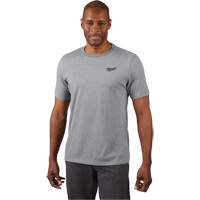 T-shirt de travail hybride, Hommes, Petit, Gris Nassau Supply