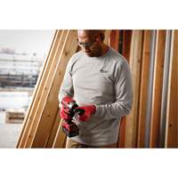 T-shirt de travail hybride, Hommes, Petit, Gris Nassau Supply