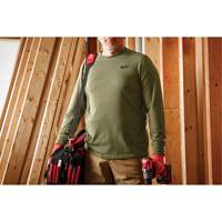 T-shirt de travail hybride, Hommes, Petit, Vert Nassau Supply