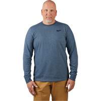 T-shirt de travail hybride, Hommes, Petit, Bleu Nassau Supply