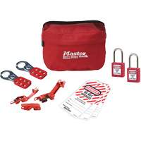 Trousse de cadenassage avec serrures en thermoplastique Zenex, Ensemble &eacute;lectrique, 11 composants compris Nassau Supply