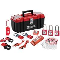 Trousse de cadenassage avec serrures en thermoplastique Zenex, Ensemble &eacute;lectrique, 20 composants compris Nassau Supply