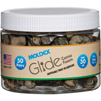 Glide&reg; Camo Foam Earplugs, Bulk - Canister Nassau Supply