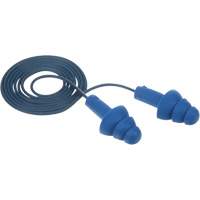 Bouchons d'oreilles pr&eacute;moul&eacute;s E-A-R Ultrafit , Avec cordon, Taille unique, Vrac - Sac en poly, NRR dB NRR 25 dB Nassau Supply