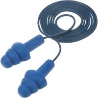 Bouchons d'oreilles pr&eacute;moul&eacute;s E-A-R Ultrafit , Avec cordon, Taille unique, Vrac - Sac en poly, NRR dB NRR 25 dB Nassau Supply