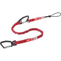 Quick-Connect Locking Tool Lanyard, Bungee, Carabiner/Loop Nassau Supply