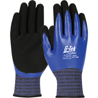 Gants r&eacute;sistants aux coupures G-Tek PolyKor X7, Taille Petit, Calibre 18, Rev&ecirc;tement Nitrile, Enveloppe en Fil technique, ANSI/ISEA 105 niveau 4 Nassau Supply