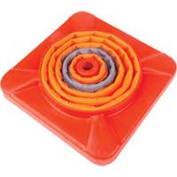 Collapsible Traffic Cone, 18" H, Orange Nassau Supply