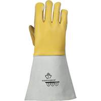 Gants de soudage TIG, Cuir fleur de d'&eacute;lan, Taille Petit Nassau Supply