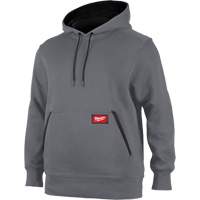 Midweight Pullover Hoodie, Men's, Small, Grey Nassau Supply