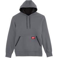 Midweight Pullover Hoodie, Men's, Small, Grey Nassau Supply
