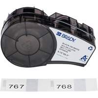 Aggressive Adhesive Multi-Purpose Labels with Ribbon, Black Nassau Supply