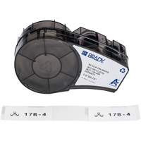 Aggressive Adhesive Multi-Purpose Labels with Ribbon, Black Nassau Supply