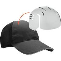 Skullerz 8946 Standard Baseball Cap with Bump Cap Insert, Black SHB490 | Nassau Supply