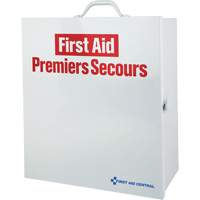 Armoire pour premiers soins SmartCompliance, R&eacute;pond &agrave; la norme CSA Z1220-17 type 3 environnements &agrave; haut risque, Petit (2-25 travailleurs) Nassau Supply