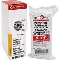 Recharge de bandages compressifs avec attaches SmartCompliance, 4" lo x 4" la Nassau Supply